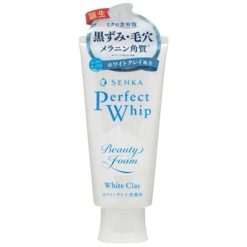 [SHISEIDO SENKA] Perfect Whip WHITE CLAY Facial Foam Cleanser Wash 120g NEW